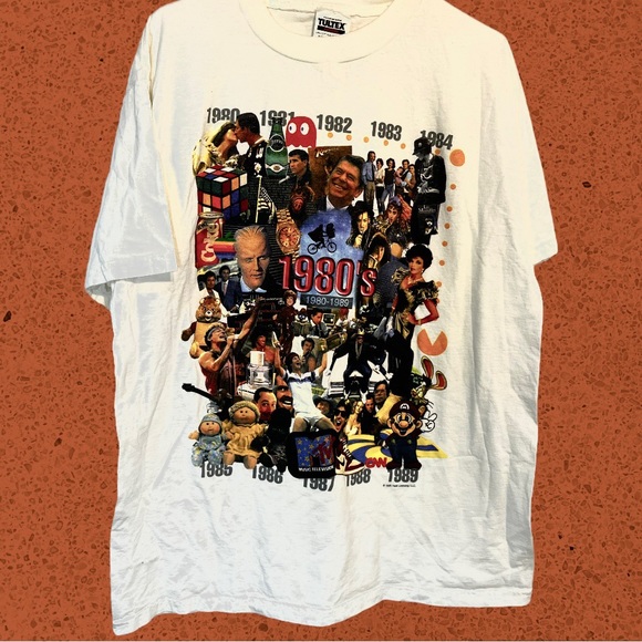 Vintage Other - Vintage rare 90s 1980s history nostalgia entertainment t shirt size large